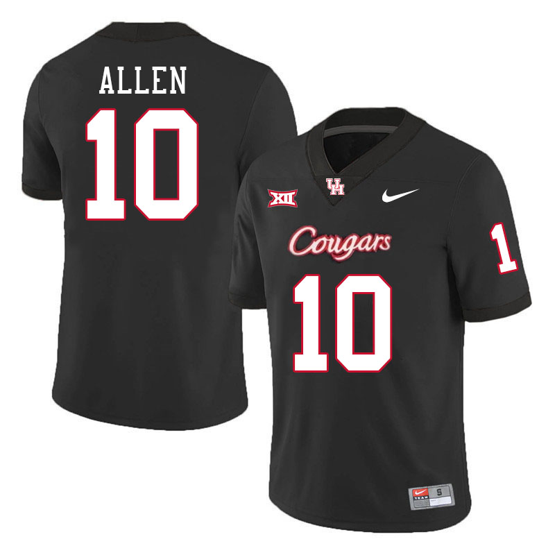 Kyle Allen Houston Jersey,Houston Cougars #10 Kyle Allen Jersey Youth College Uniforms-Black